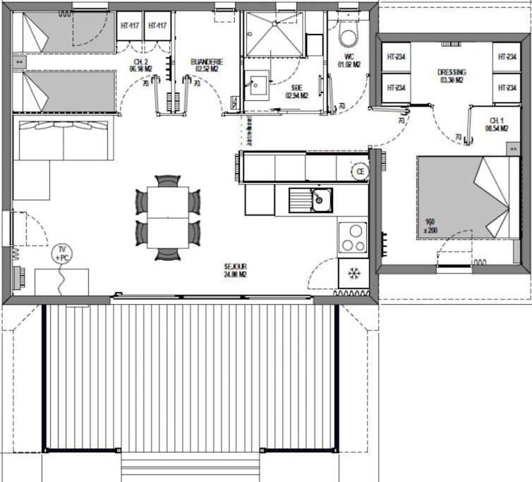Chalet A Louer - 52M2 - Landes Saint-Geours-de-Maremne Exterior foto
